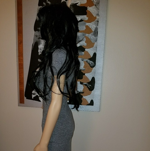 Striped Fitted Dress - Picture 4 of 7